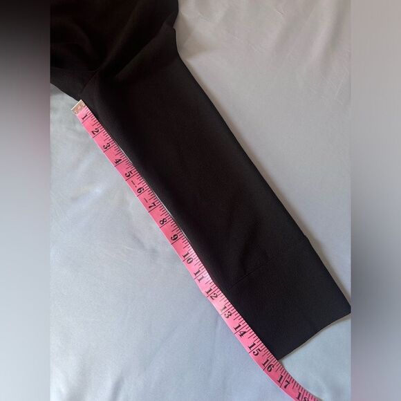 Ganni half button up black blouse with hidden buttons size M - Picture 9 of 12